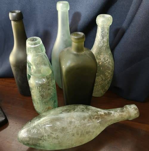Bottles Ross.s Belfast Torpedo Soda Bottle + Assorted Vintage Bottles